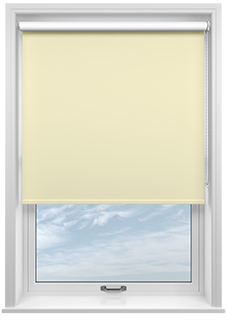 Lycia (FR Blackout), Soft Ivory - Twist&Fit Roller Blind
